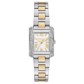 Michael Kors (Emery) Montre en métal carrée pour femme en nacre