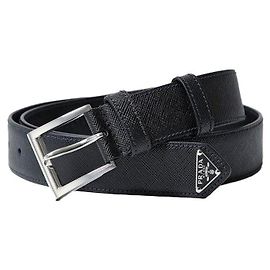 Prada Cintura in pelle Saffiano Nero
