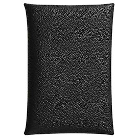 Hermès Calvi Kartenetui Noire