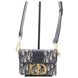 Dior Borsa a spalla Box Montaigne in jacquard Oblique