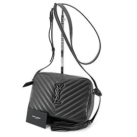 Autre Marque SAINT LAURENT Borsa a tracolla Camera Grigia in pelle