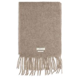 Jacquemus Carro Mohair and Alpaca Scarf Beige