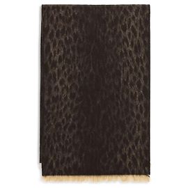 Gucci Écharpe Oves Aries en laine marron