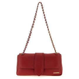 Jacquemus Borsa a tracolla in pelle di agnello rossa