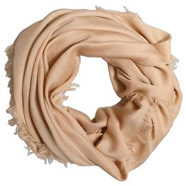 Dolce & Gabbana Stola sciarpa in pizzo da uomo in lana e seta beige con frange