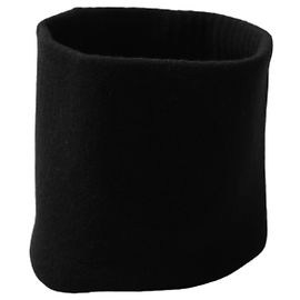 Dolce & Gabbana Sciarpa scaldacollo in cashmere lavorato a maglia nero da uomo