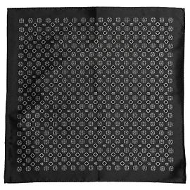 Dolce & Gabbana Fazzoletto da taschino a fantasia bianco e nero
