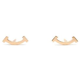 Orecchini Tiffany & Co T Smile Oro Rosa