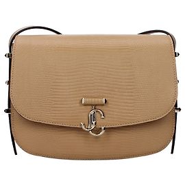 Jimmy Choo Borsa a tracolla in pelle marrone