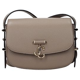 Jimmy Choo Crossbody-Tasche aus grauem Leder