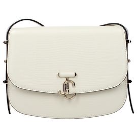Jimmy Choo Crossbody-Tasche aus weißem Leder