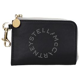 Stella Mc Cartney Portamonete Stella McCartney in eco pelle nera