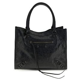 Balenciaga Black Lamb Ovis Aries Schultertasche