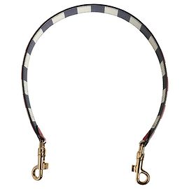 Dolce & Gabbana Mehrfarbiger Lederstreifen-Bag-Accessoire-Schultergurt