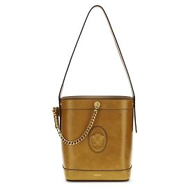 Versace Borsa bucket Bos Taurus in pelle di vitello marrone