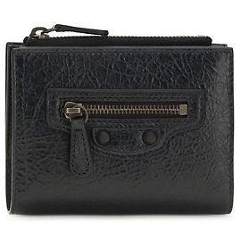 Balenciaga Black Lamb Ovis Aries Geldbörse