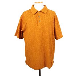 Dior Oblique Terry Cotton Polo T-Shirt XL