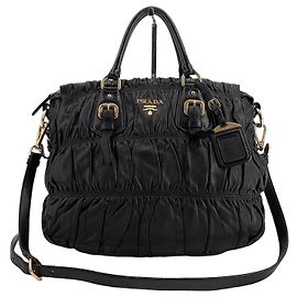 Prada Bolso de hombro y bolso tote Nappa Gauffre