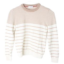 Brunello Cucinelli Kaschmir Strickpullover gestreift