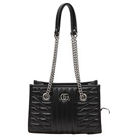 Gucci Borsa a tracolla GG Marmont Small con catena