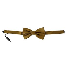 Dolce & Gabbana Papillon Butterfly Papillon da uomo in seta giallo senape