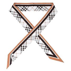 Burberry Foulard skinny in seta twill Check Stamp