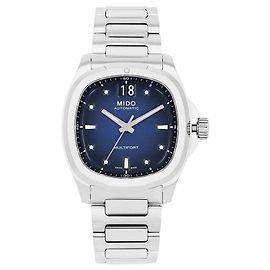 Autre Marque Multiport TV Big Date Herrenuhr aus Metall