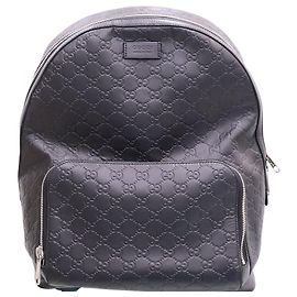 Gucci Signature Leder-Rucksack