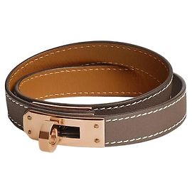 Pulsera Hermès Double Tour Etoupe