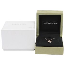Van Cleef & Arpels Collana con pendente Alhambra Oro Giallo Madreperla
