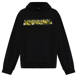Balenciaga Mesh Spray Medium Fit Hoodie