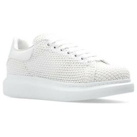Sneakers Alexander McQueen in rafia intrecciata
