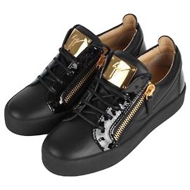 Sneakers May London Gold Giuseppe Zanotti Nere