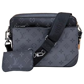 Louis Vuitton Borsa a tracolla Eclipse Trio Monogram Messenger