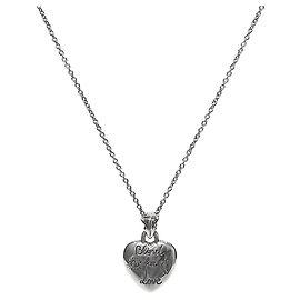 Gucci Collana Blind for Love in argento