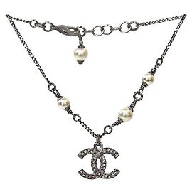 Chanel Pulsera Pearl CC Silver