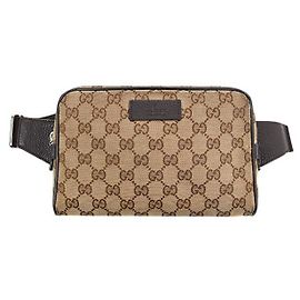 Borsa cintura Gucci Jacquard marrone