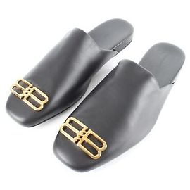Mule Balenciaga Cozy BB Nera Oro