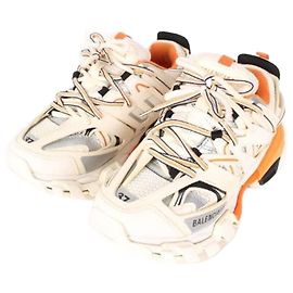 Baskets Balenciaga Track Blanc Orange