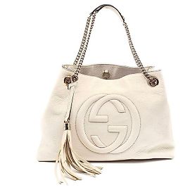Gucci Borsa a tracolla Soho con catena e nappe