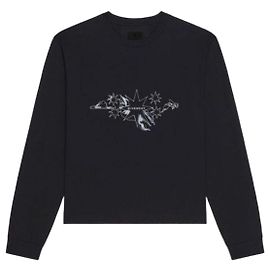 Givenchy Manga larga con estampado de logo