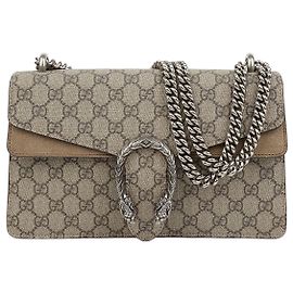 Gucci Borsa a tracolla Dionysus GG Supreme Small Sand