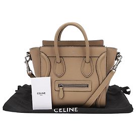 Céline Borsa a spalla Nano Dune in pelle di vitello