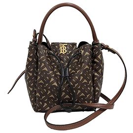 Burberry Borsa a Secchiello Crossbody TB Monogram