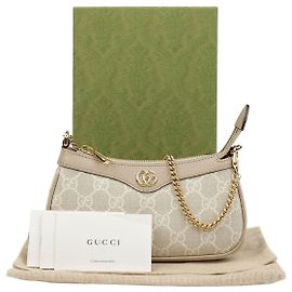 Mini Borsa Gucci Ophidia Marrone in Tela Impregnata