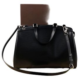 Louis Vuitton Brea Tote Shoulder Bag MM aus schwarzem Epi-Leder