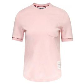 Thom Browne Camiseta con bolsillo de algodón Milano