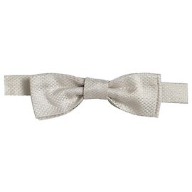 Dolce & Gabbana Papillon regolabile in % seta bianca da uomo