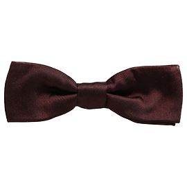 Dolce & Gabbana Papillon regolabile da uomo, marrone, % seta