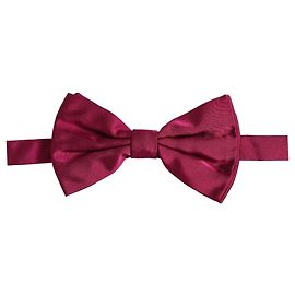 Dolce & Gabbana Papillon regolabile in seta bordeaux da uomo